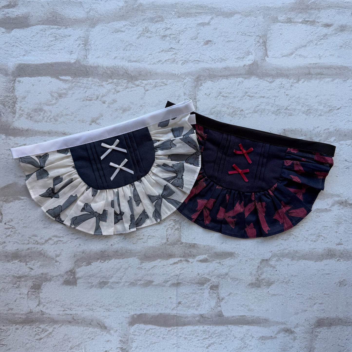 クラシカルリボンブラウス風ビブ