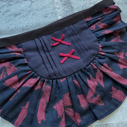 クラシカルリボンブラウス風ビブ